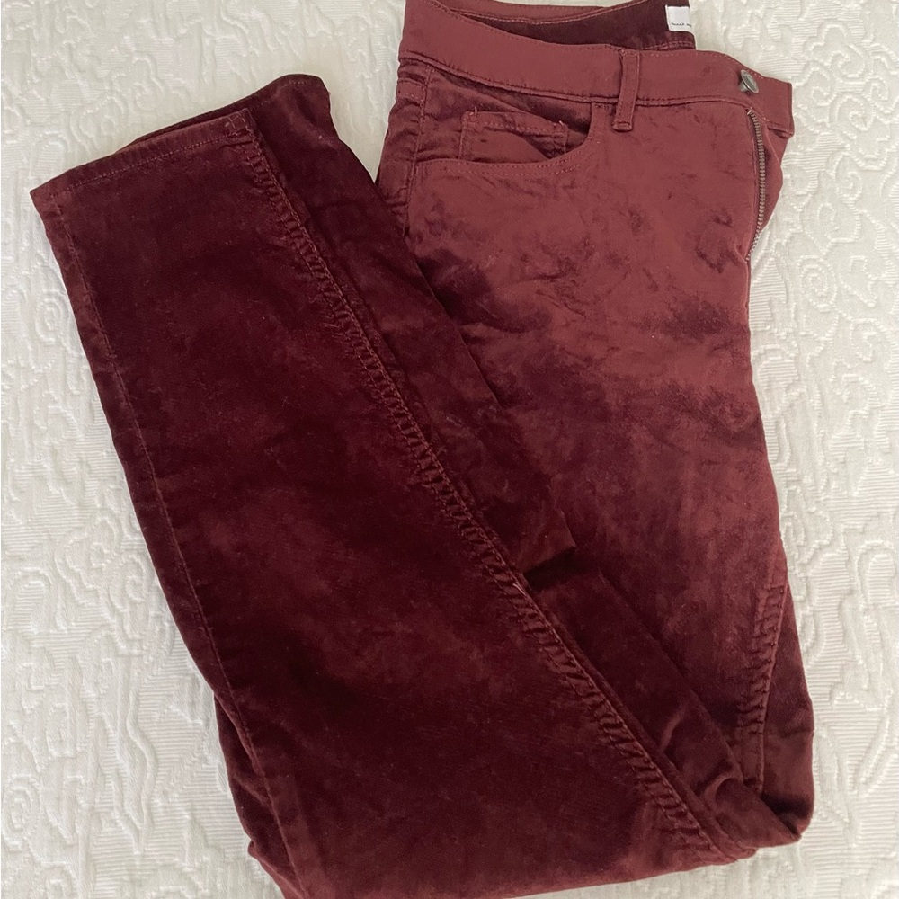 Loft Women's Crushed Velour Jeans size 28. Worn once.